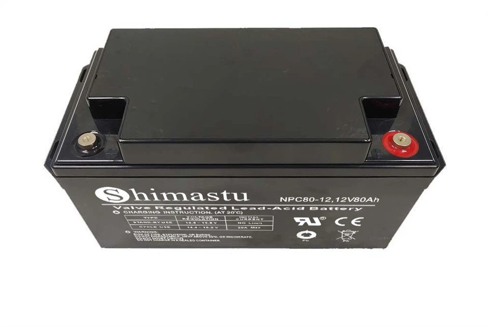12V 80Ah ڈیپ سائیکل بیٹری